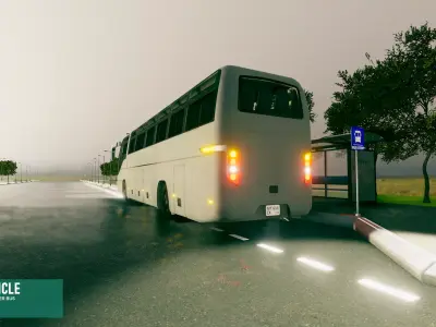 Vehicle - Passenger Bus 3D model