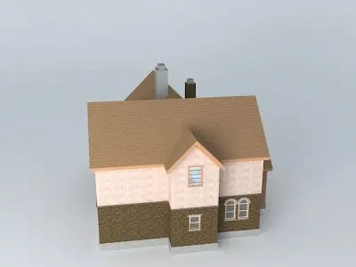 Old house during remodeling Free 3D model
