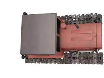 Soviet Crawler Tractor DT54 3D model