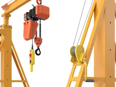  Modular Gantry Crane with Electric Hoist 