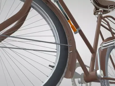 Bicycle 50s Original  3D model