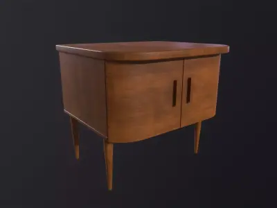 Old furniture 3D Model Low-poly 3D model