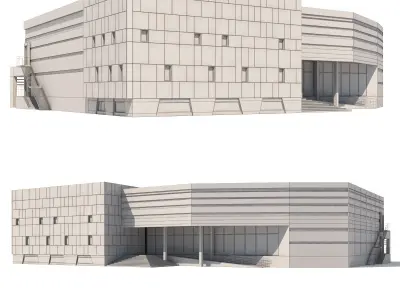 Shopping center 3D model order