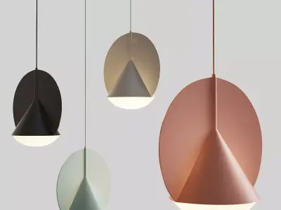 Oanez chandelier 3d model Low-poly 3D model