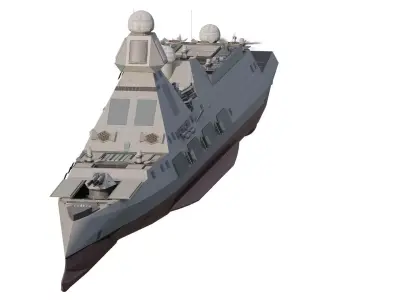 MULTIROLE STEALTH CRUISER 3D model