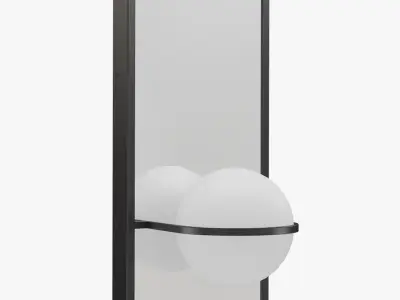 Pearl LED Bath Vanity Wall Light Collection 3D Model Pack