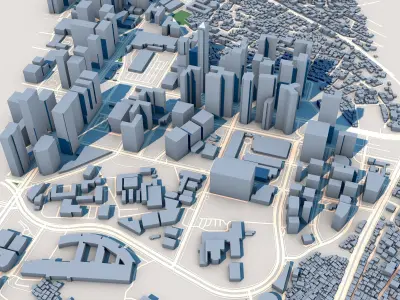 Grand Hyatt Manila PBCom Tower Filipine 3D model