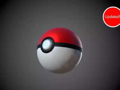 TG - Pokey Ball Updated Small Pack 3D model