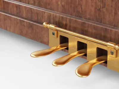  Dark Wood Upright Piano 