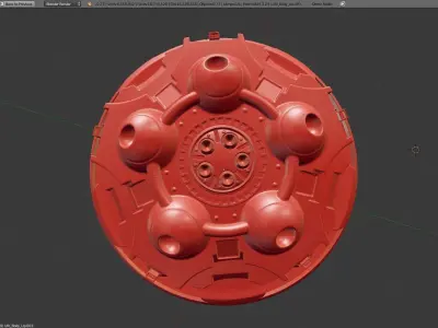 UFO Type 6 High Poly Version 3D model