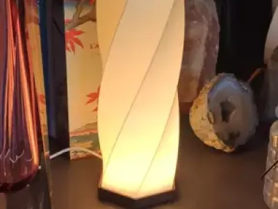Helical lamp 3D print model