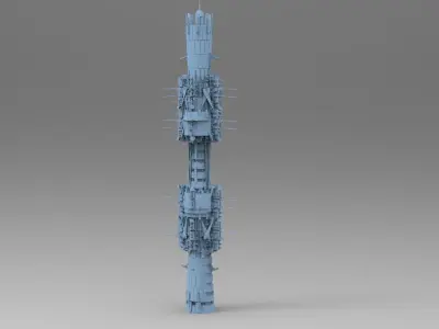 Plasma Tower charged  3D model