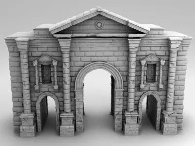 Hadrian s arch Free 3D print model