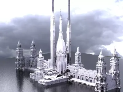 Lycan Arch Tower 1 3D model