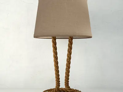 Nautical Rope Table Lamps 2 3D model