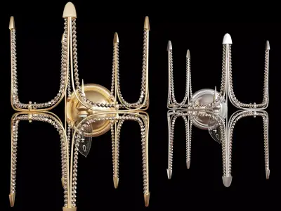 andromeda wall light Low-poly 3D model