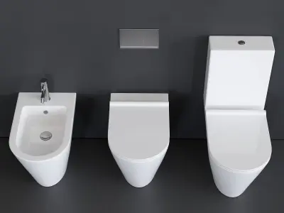 Catalano New Zero WC Low-poly 3D model