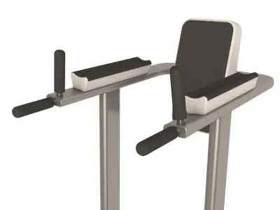 Press Bench barbell collection 3D model