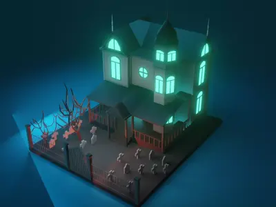 Haunted House 3D model
