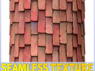  Stylized Roof Seamless Texture Texture get