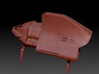 Phantom 2 Shuttle  3D print model