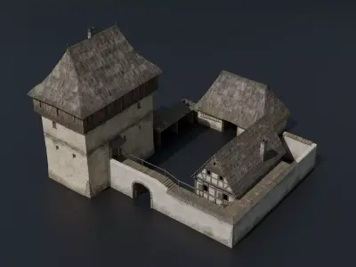 Medieval Fortress Free 3D model