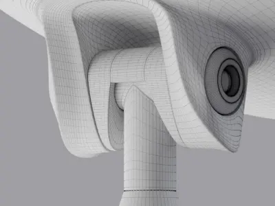 FUTURISTIC FLOOR LAMP 3D model