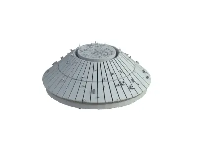 Sci Fi Object No 3268 Low Poly Low-poly 3D model