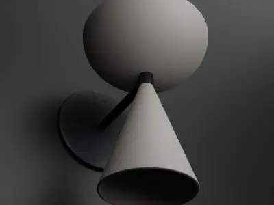 The Molto Wall Lamp Sconce 3D model