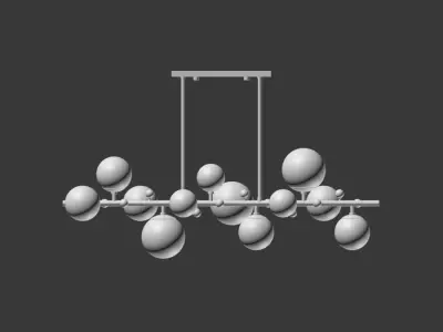 Troon Chandelier Arteriors 3D model