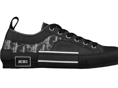 Dior B23 Low TOp Oblique 3D model