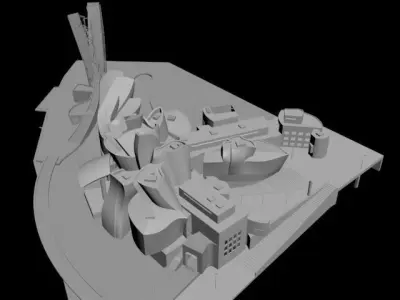 Guggenheim bilbao Museum  3D model