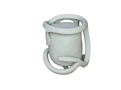 SciFi Shape Object Low Poly Low-poly 3D model buy