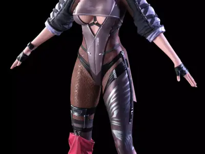 AYANE  Cyber Kunoichi Combat Suit 3D model