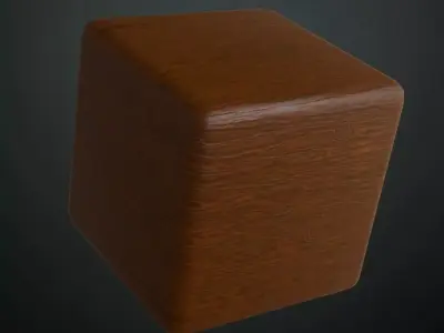 Modern Dark Walnut Wood PBR Seamless Texture