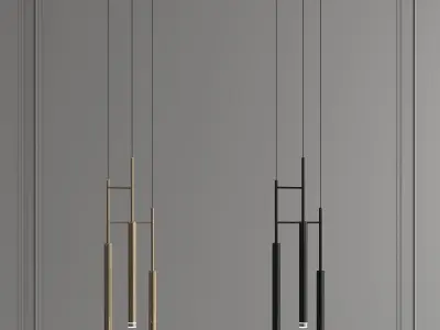 CANDLE TRIPLEX 3D model