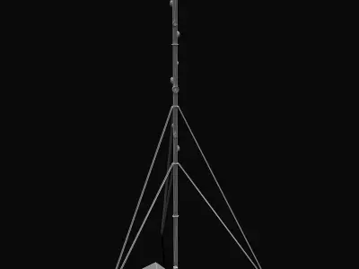 Tower radio 3D model