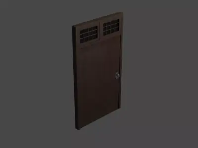 Modern Door 3D model shop