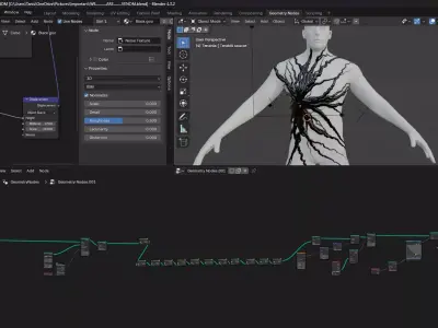 Venom Tendrils 3D model