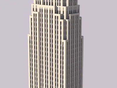 First National Center Oklahoma City 3D print model
