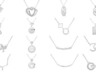 73 Branded Necklace Pendant pack