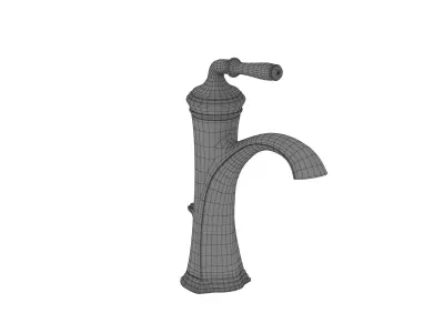 Oil-Rubbed Bronze Faucet 3D model