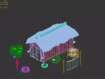 Rural Architecture - House 02 3D model