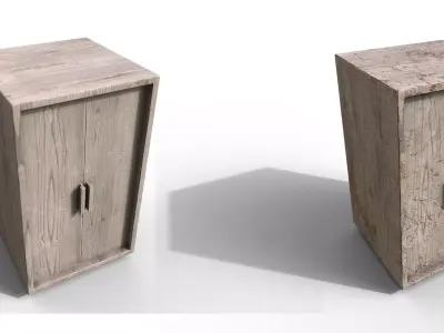 Pack 2 Modern Furniture 3D Model Low-poly 3D model purchase