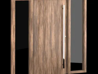 Exterior Large Doors 3D model 4
