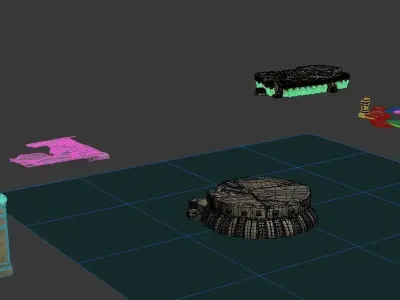 Model - Kaji Buddha material material adjustment 3D model