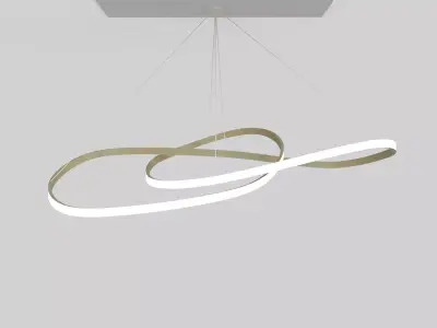 LED Ceiling  Lamp Knot 3D model