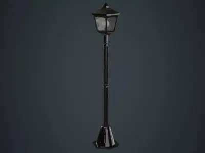 Street Light 1A Low-poly 3D model