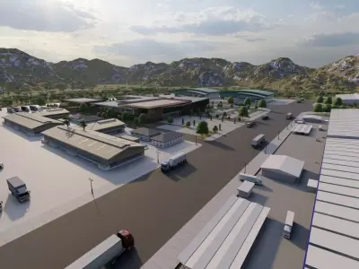 Industrial Factory-Factory building 3D model