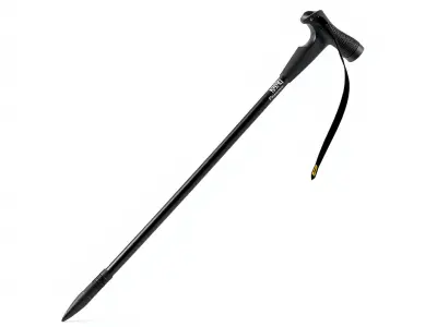 Mountain Trekking Stick Durable Model Pack Low-poly 3D model